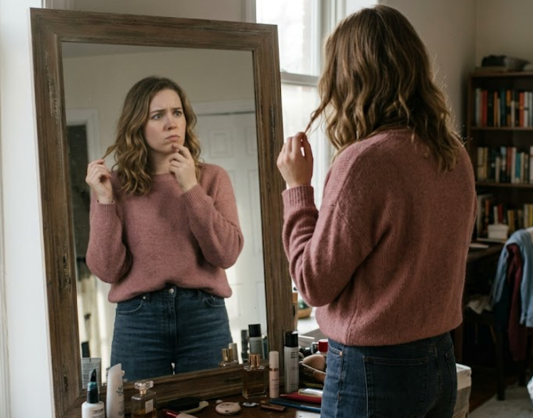 Wizualizacja pętli stresu i wpływu na pewność siebie